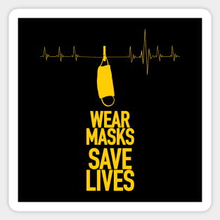 Wear Masks Save Life /Y Sticker